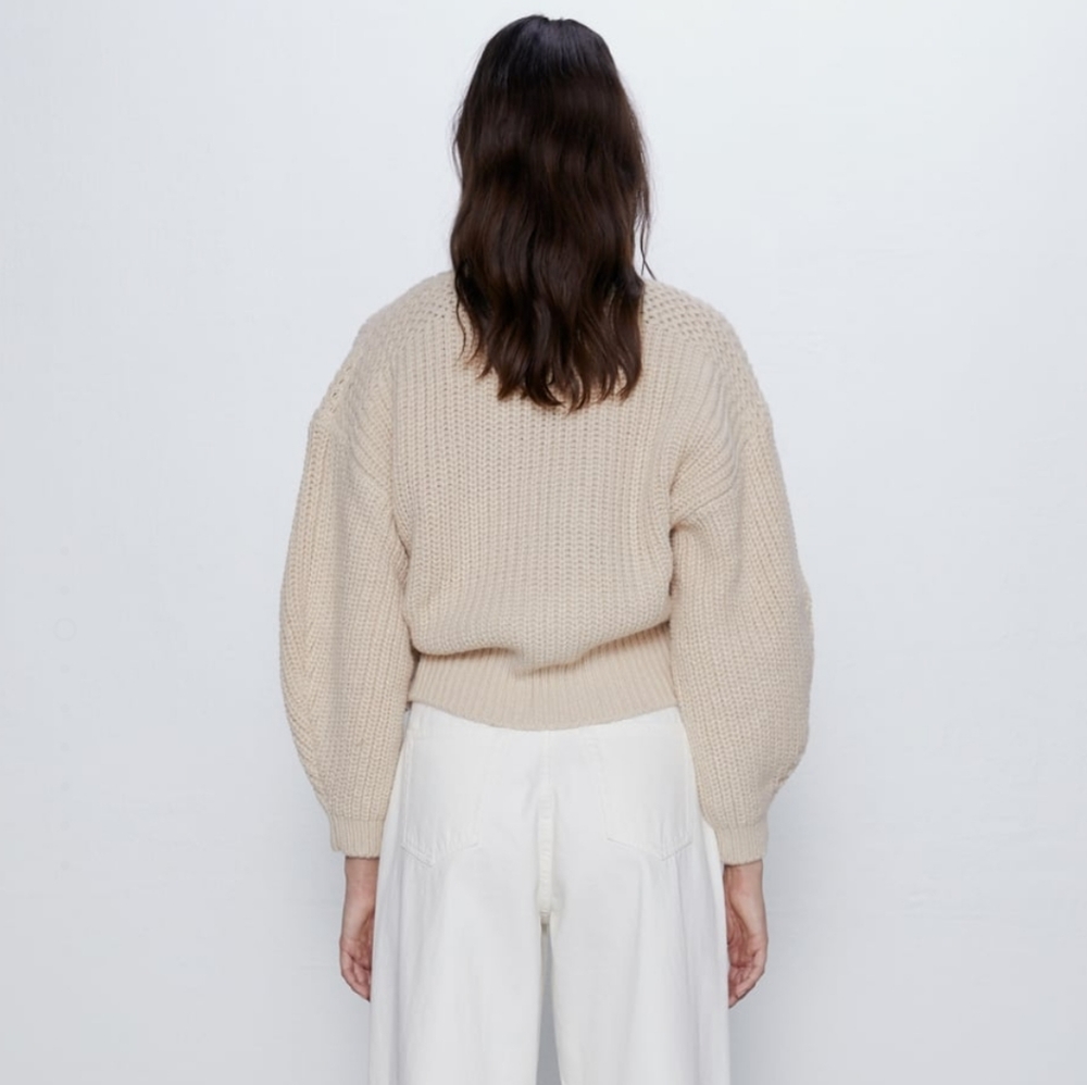 🔥Last 1🔥ZARA Bow-tie cardigan - Picture 7 of 8